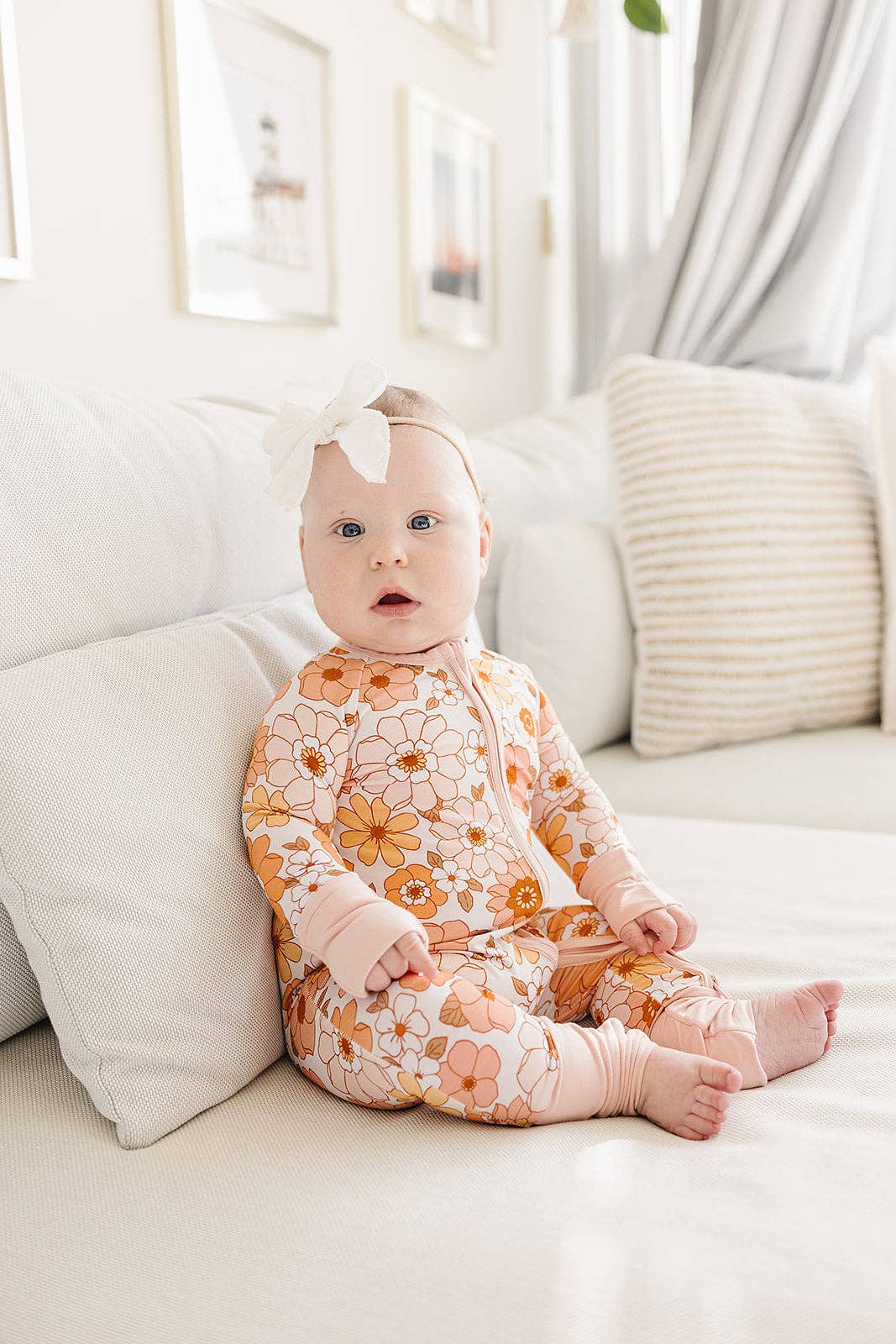 Lucky Panda Sweet Blossom Onesie