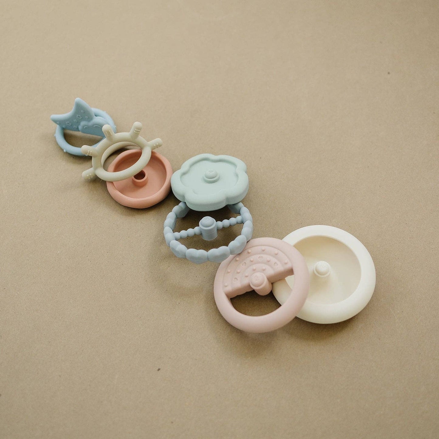 Classic Silicone Stacking Ring Toy