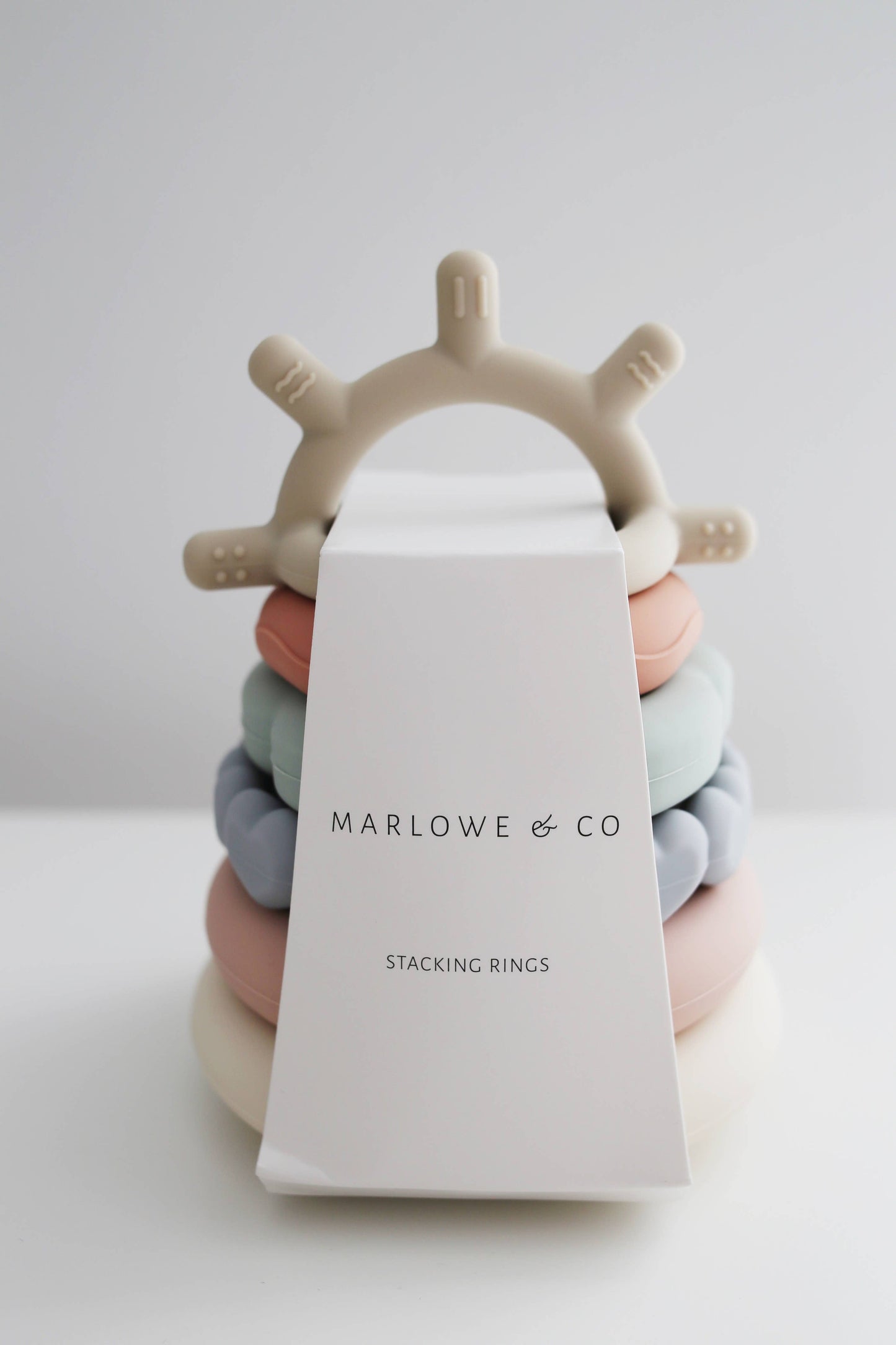 Classic Silicone Stacking Ring Toy