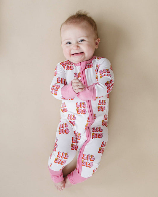 Lucky Panda Lil Sis Onesie