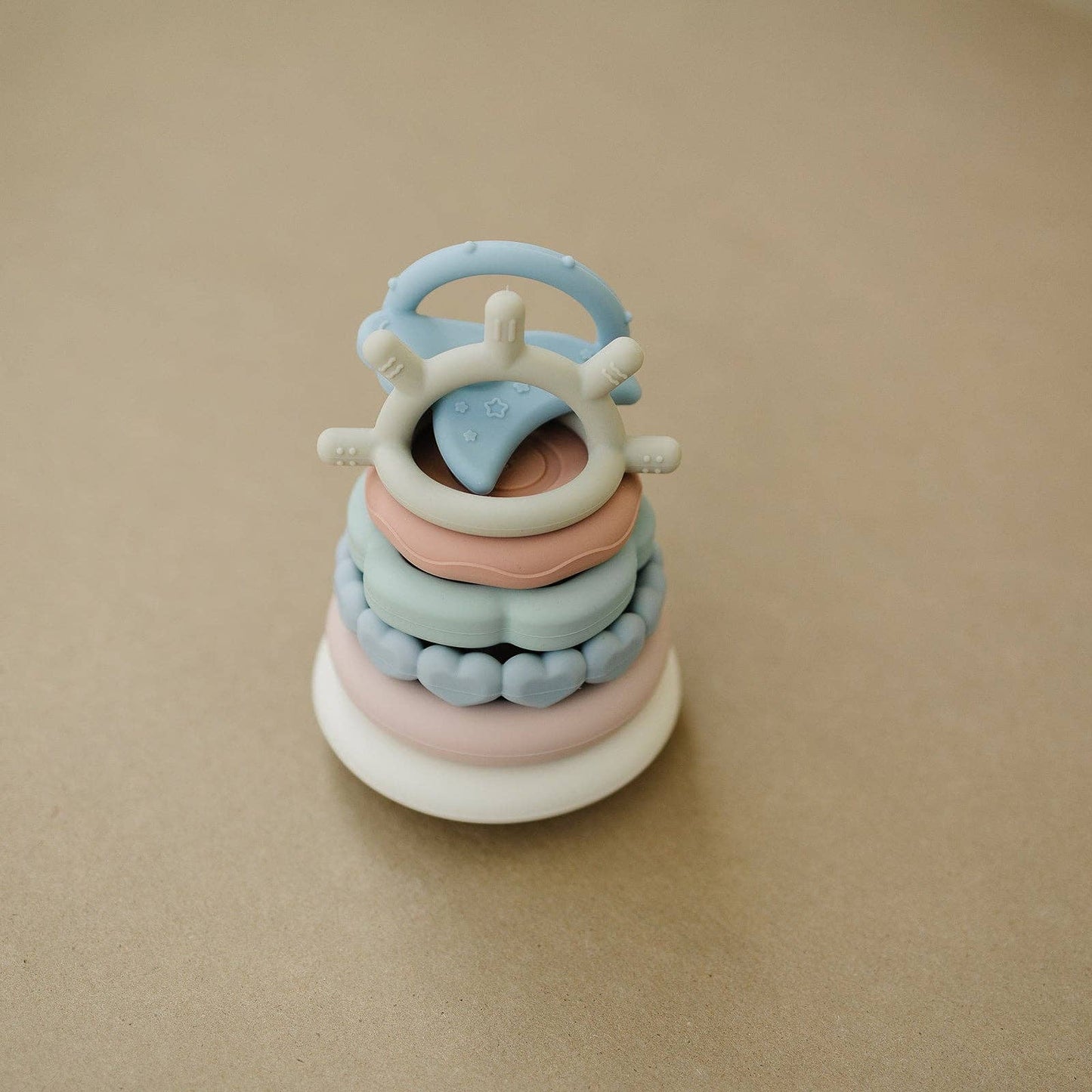 Classic Silicone Stacking Ring Toy
