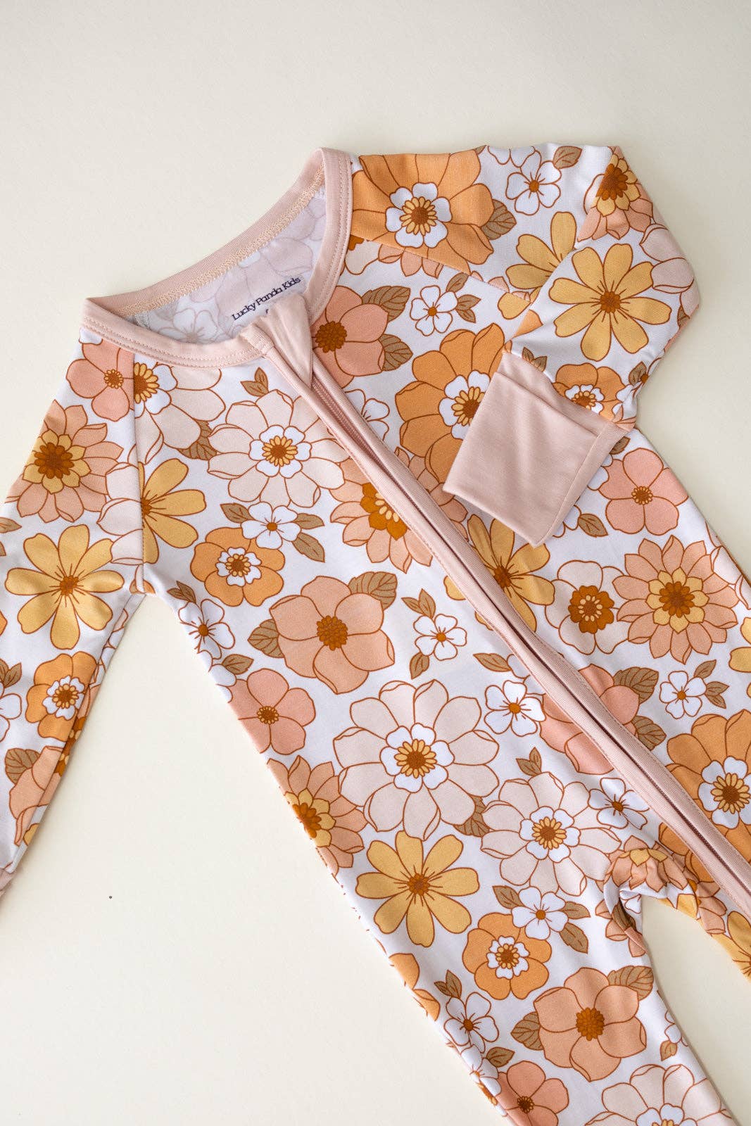 Lucky Panda Sweet Blossom Onesie