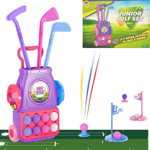 Pink Toy Golf Set