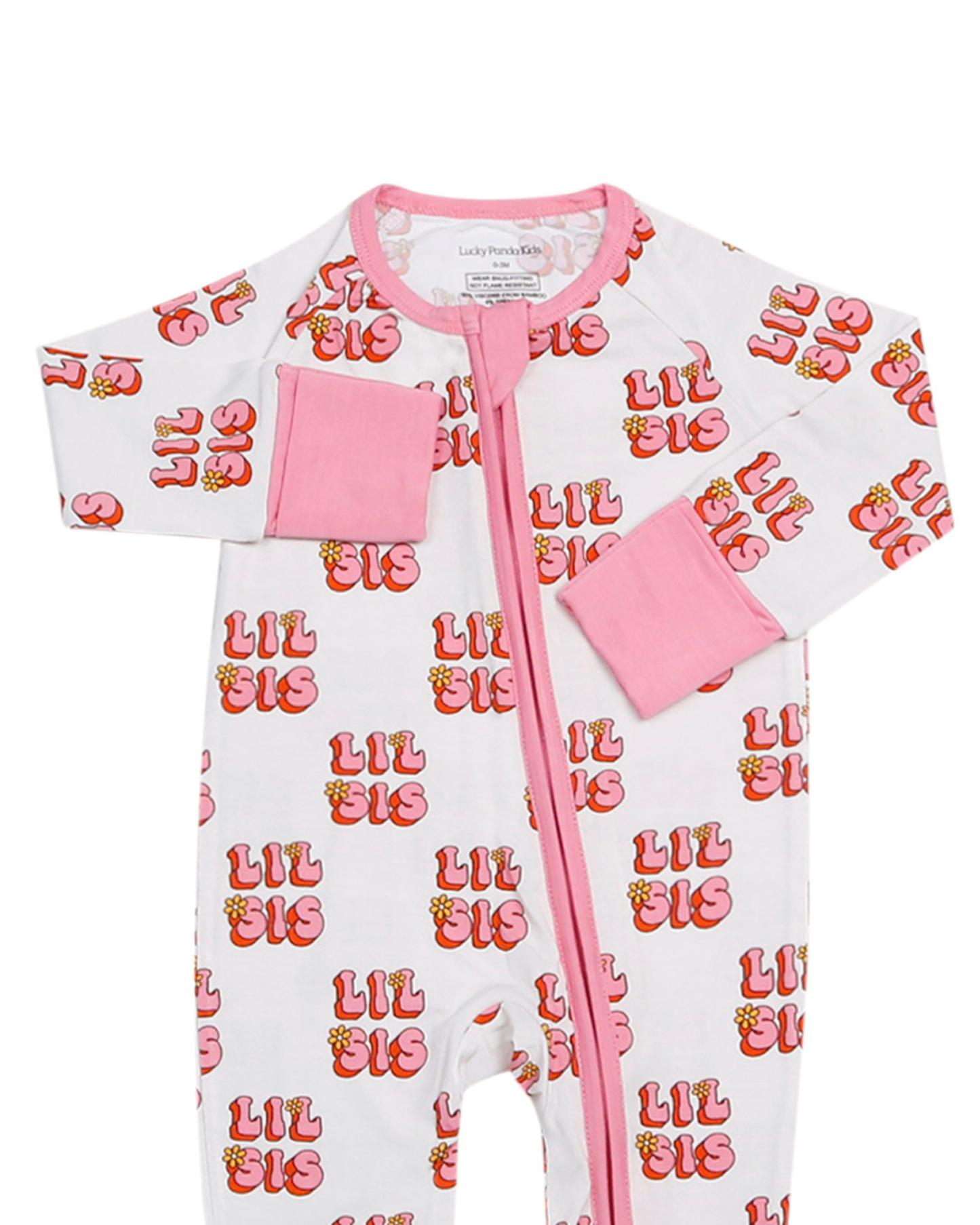 Lucky Panda Lil Sis Onesie