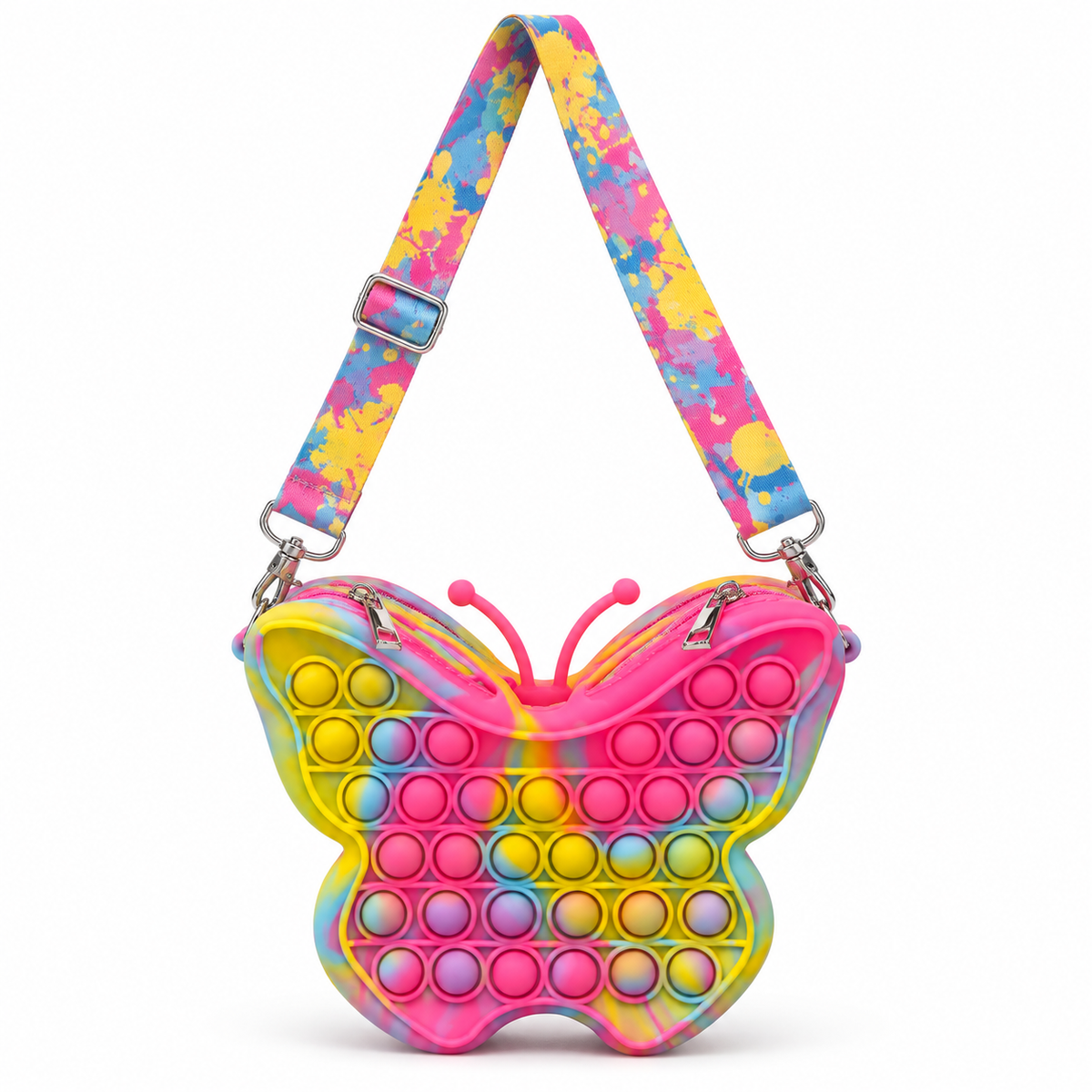 Large Pop It Butterly Purse