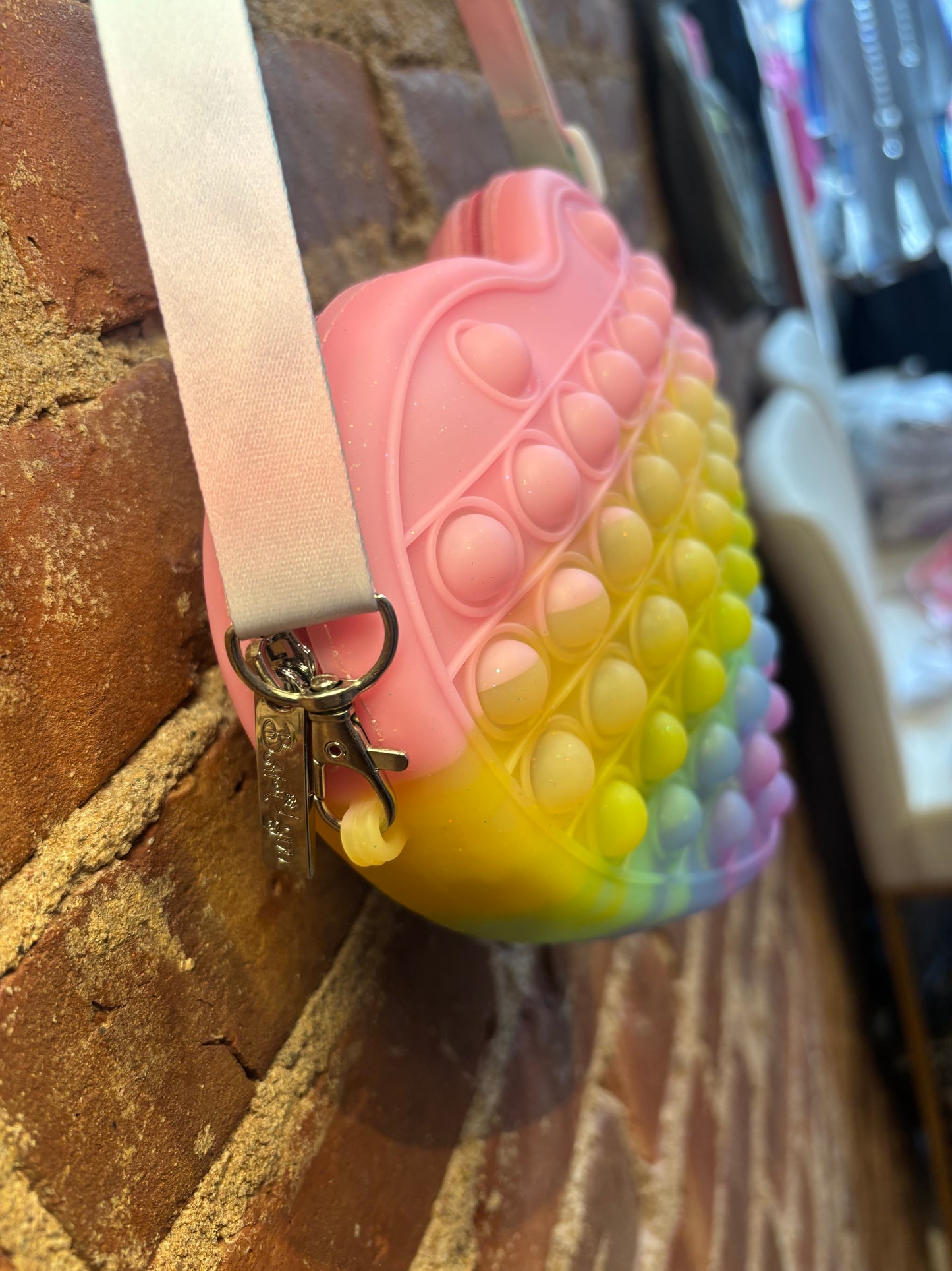 Large Pop It Heart Purse