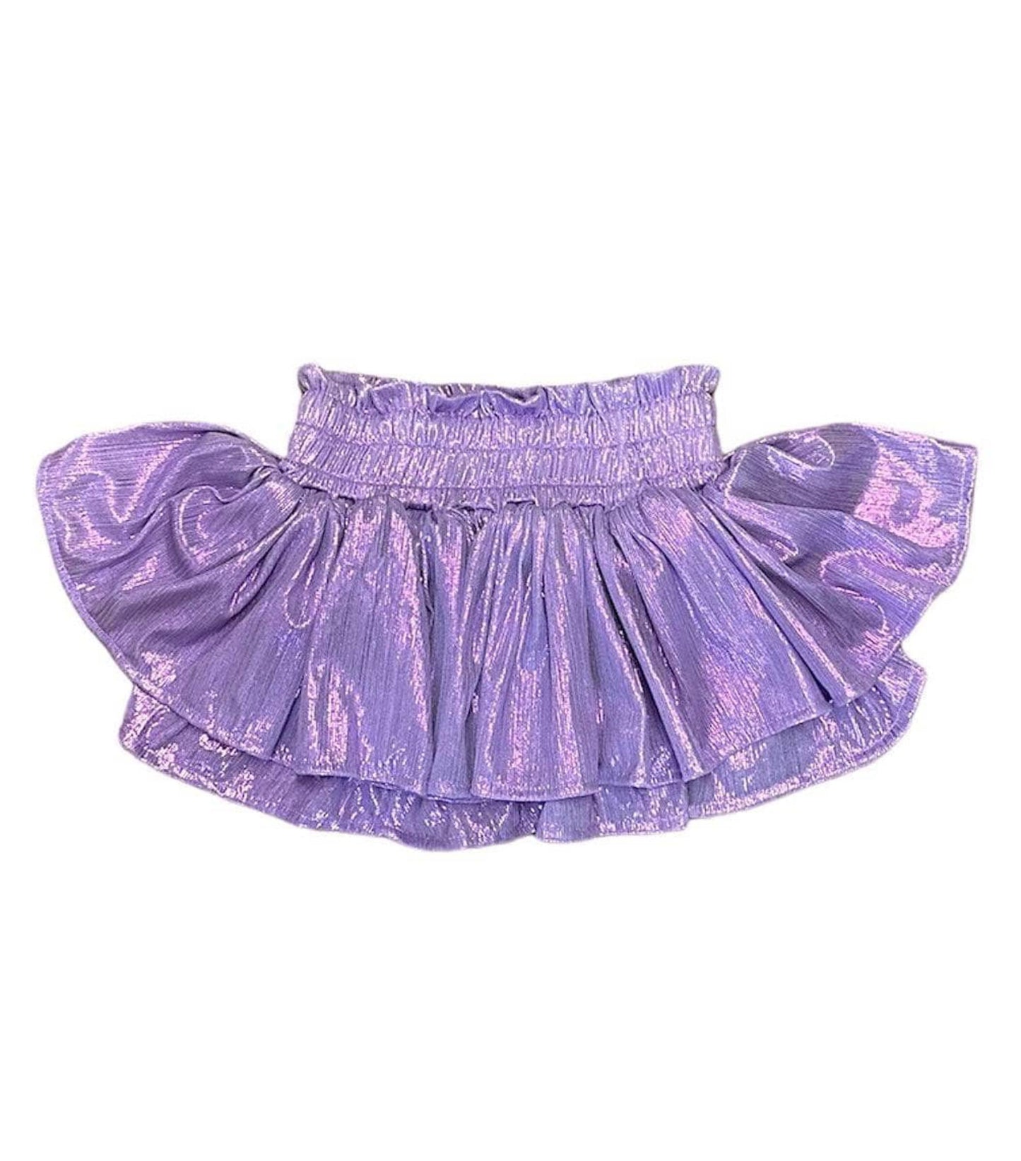 Lavender Metallic Skort