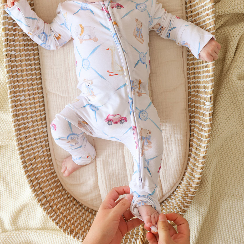 Posh Peanut Oxford Onesie