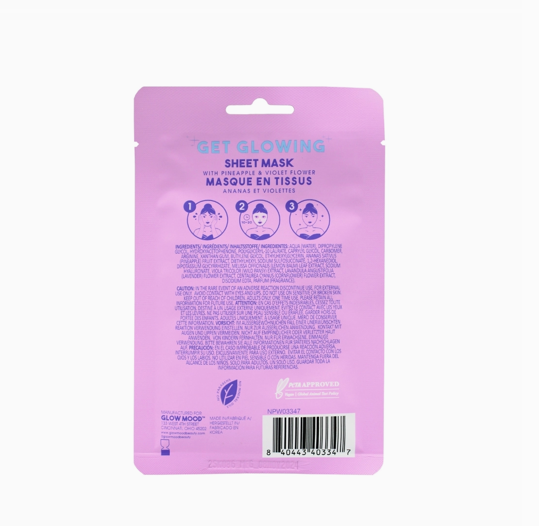 Glow Mood Moisturizing Sheet Mask
