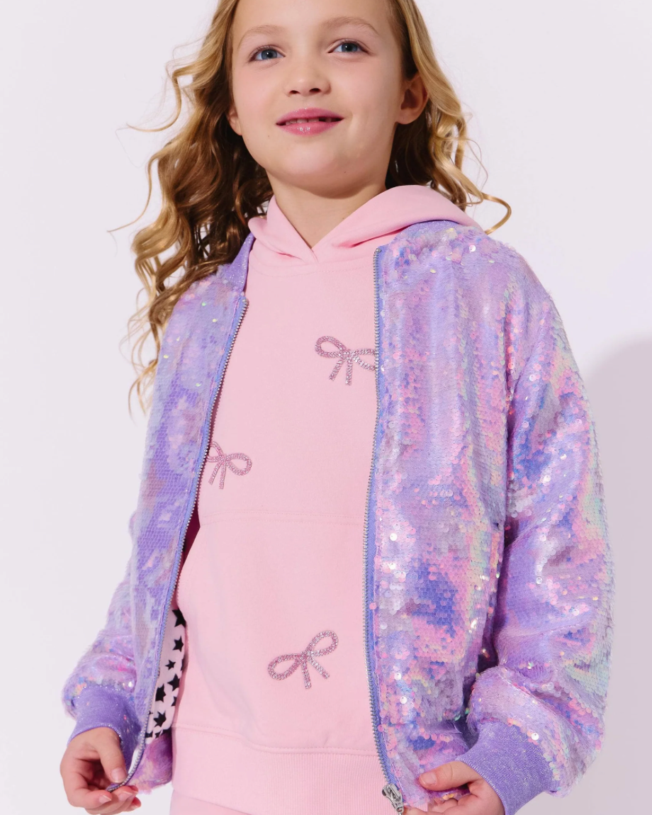 Lola Sequin Bomber