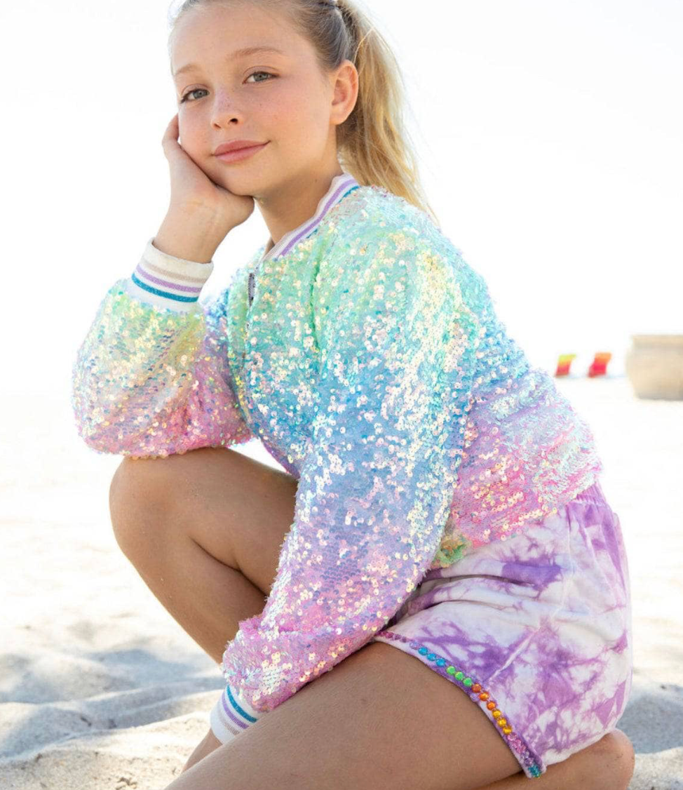 Lola Sequin Bomber