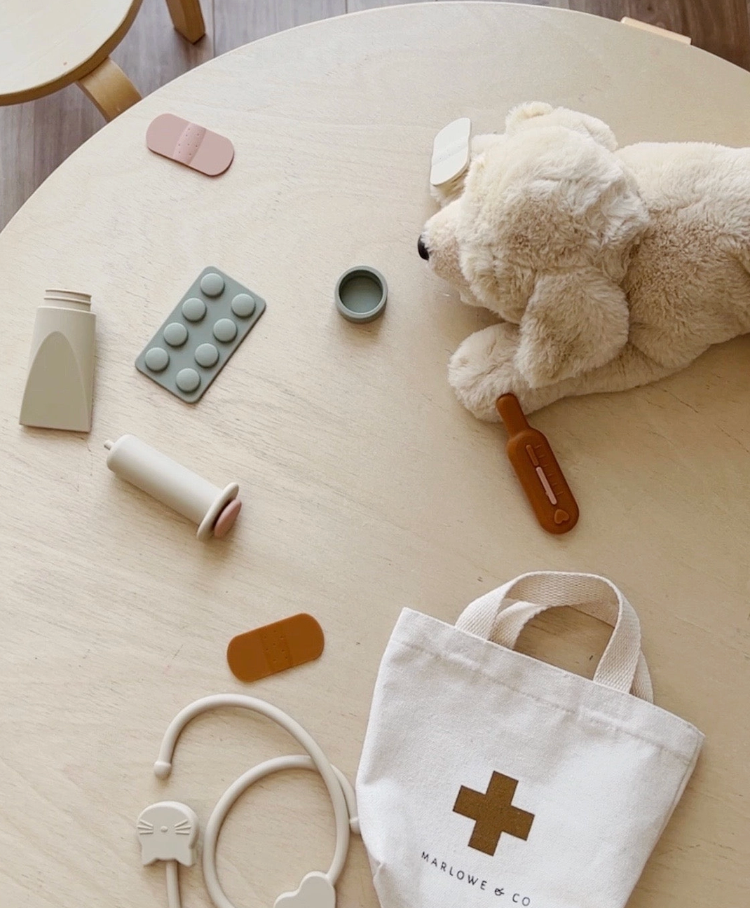 Silicone Doctor Kit Play Set