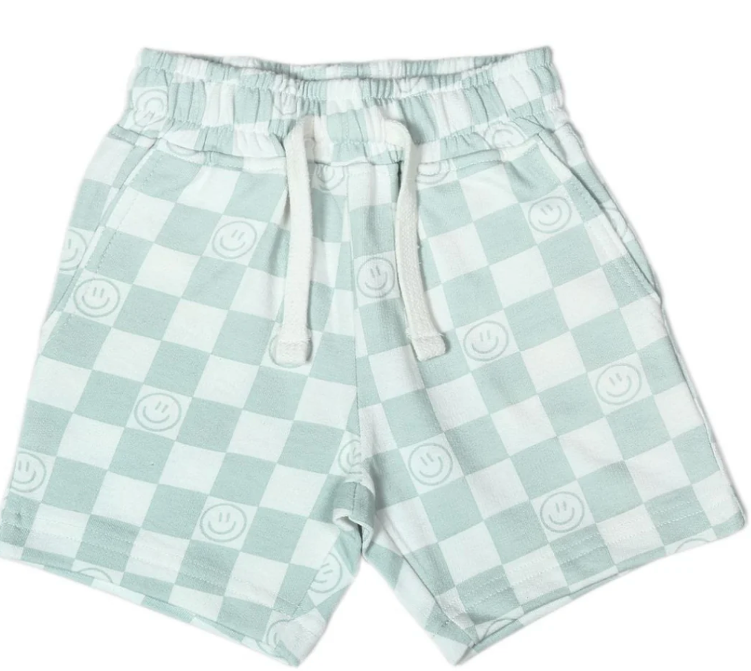 Smile Check Shorts & Tee Set