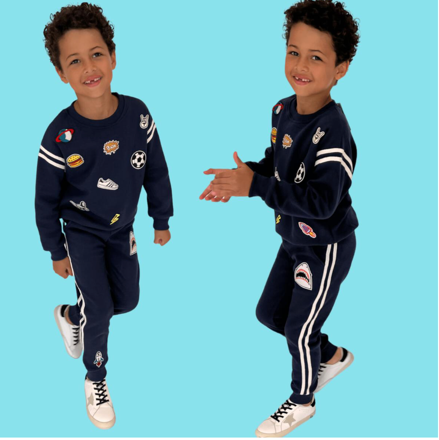 Varsity Patch Jogger Set