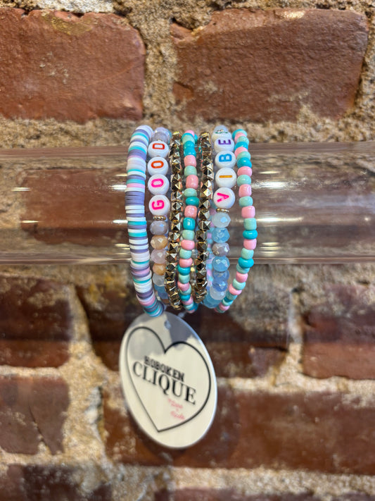 Good Vibes Bracelet Stack