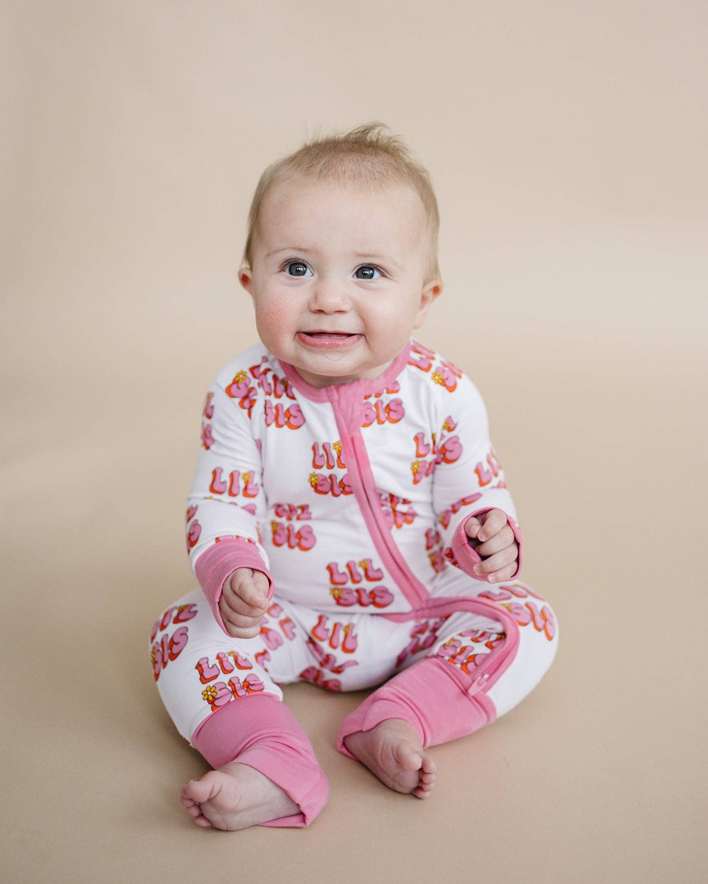 Lucky Panda Lil Sis Onesie
