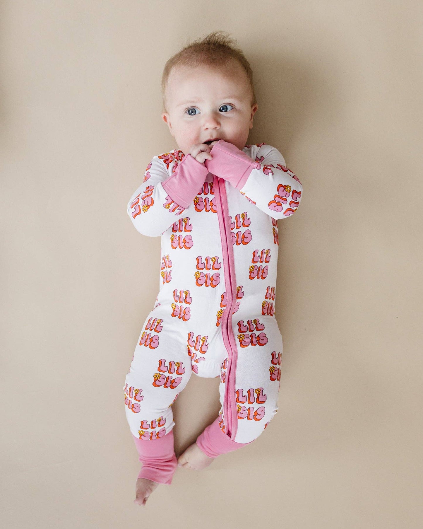 Lucky Panda Lil Sis Onesie