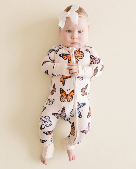 Lucky Panda Butterflies Onesie