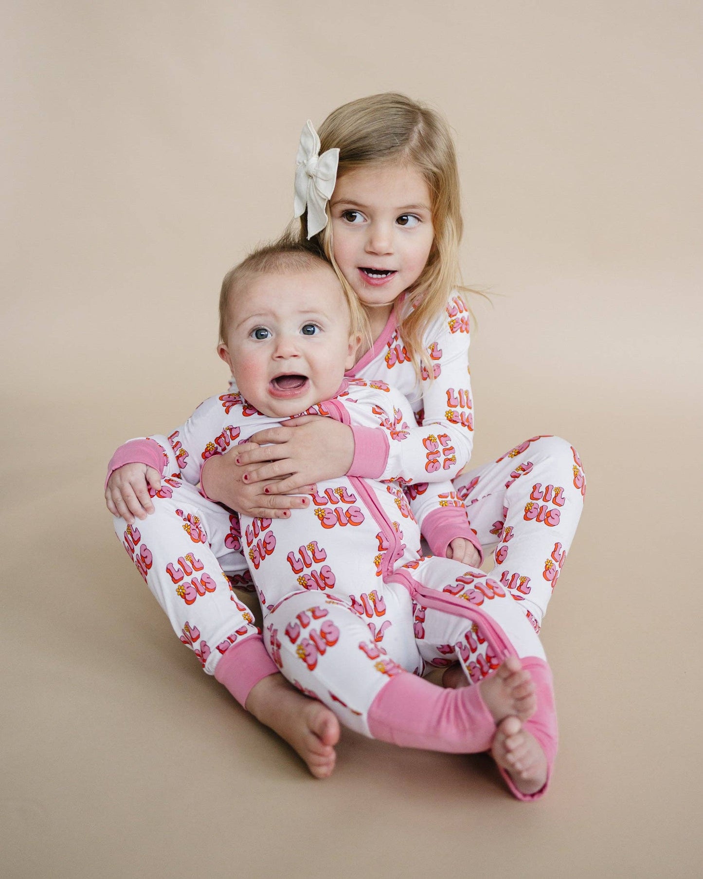 Lucky Panda Lil Sis Onesie