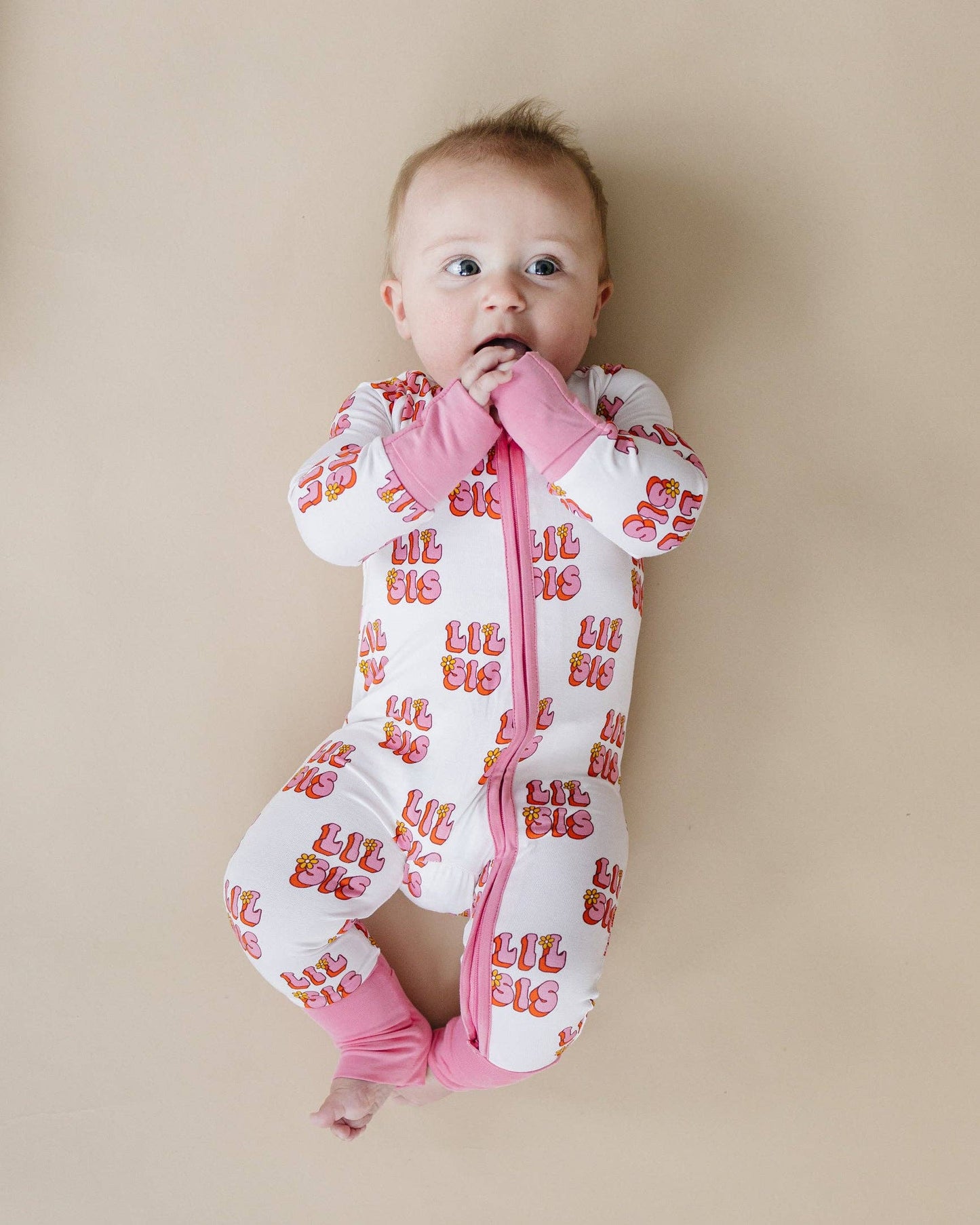 Lucky Panda Lil Sis Onesie
