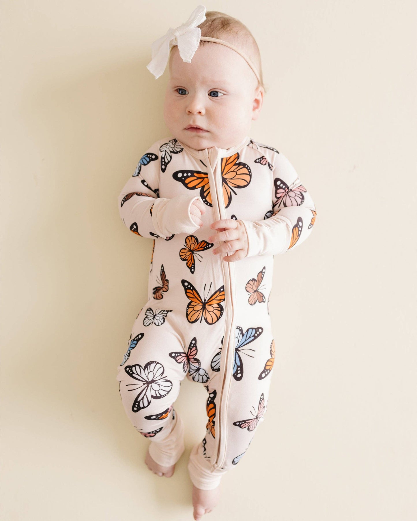 Lucky Panda Butterflies Onesie
