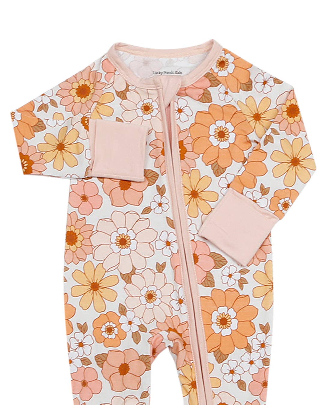 Lucky Panda Sweet Blossom Onesie
