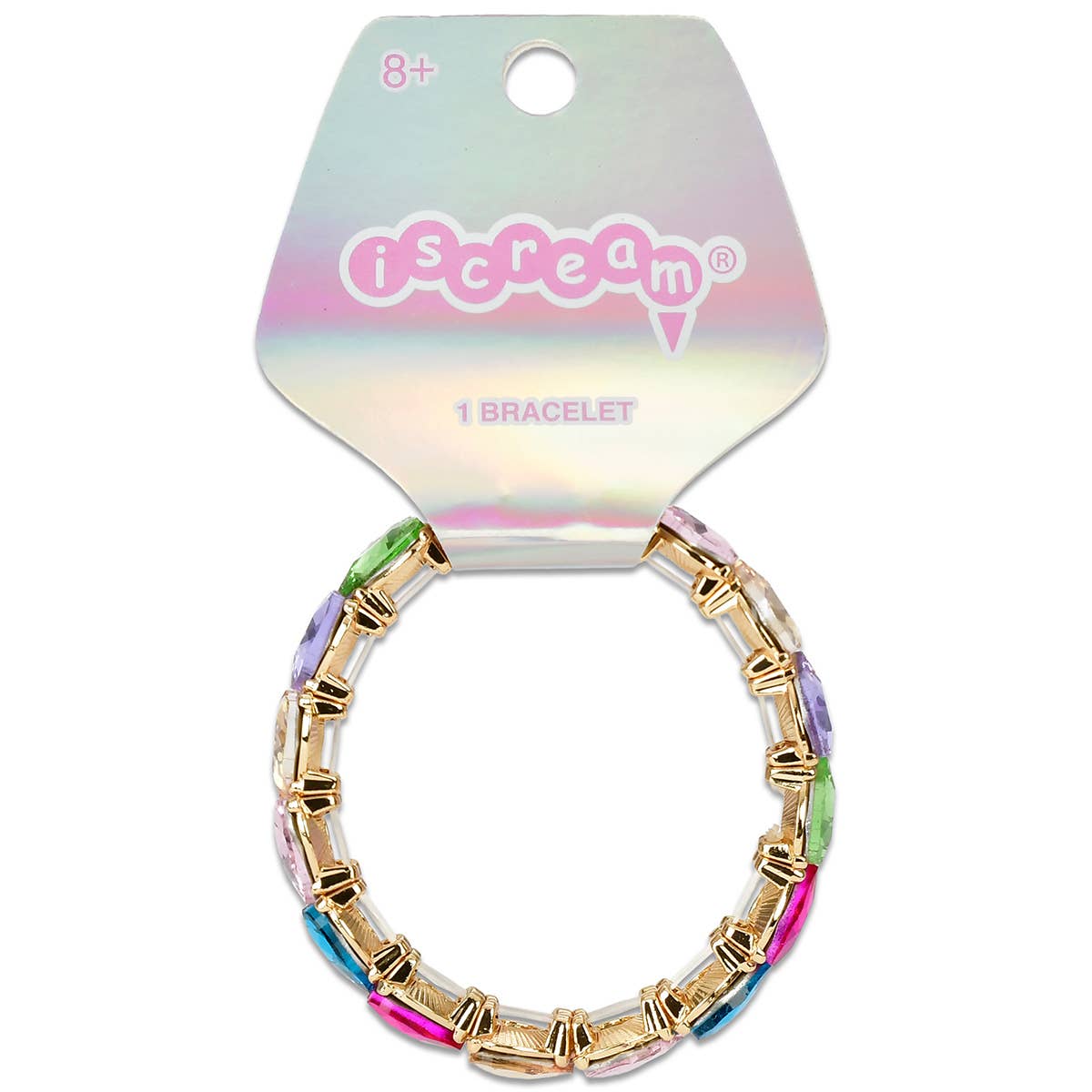 Rainbow Heart Bracelet
