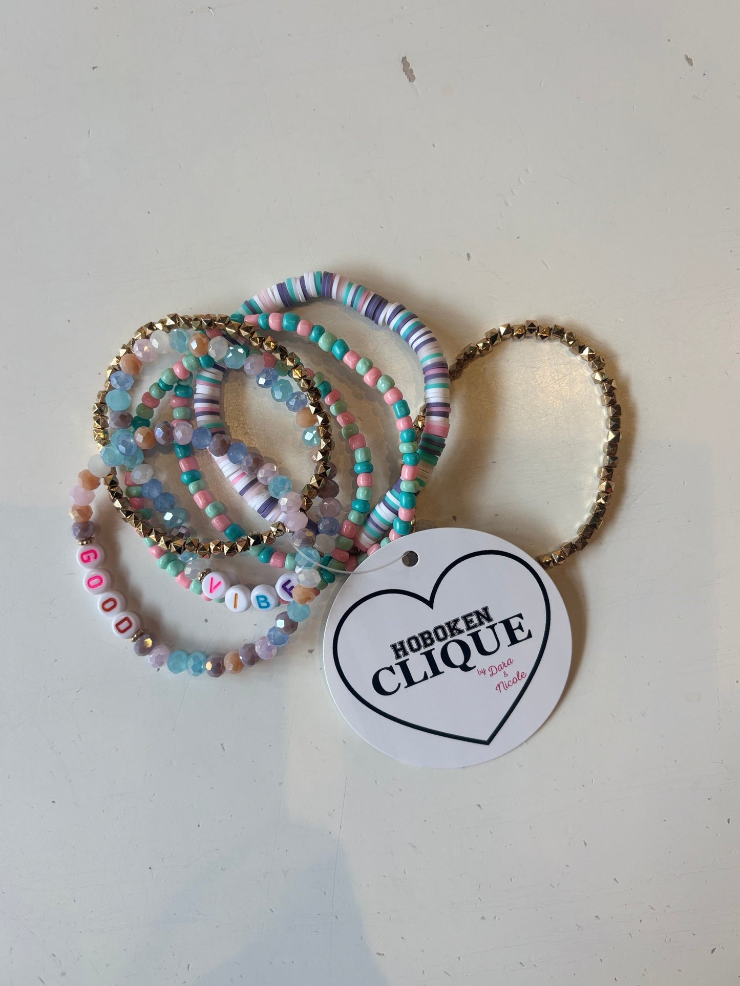 Good Vibes Bracelet Stack