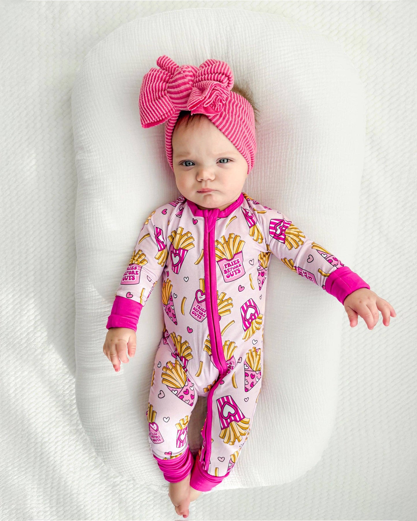 Lucky Panda Kids Bamboo Zip Romper | Fries Before Guys