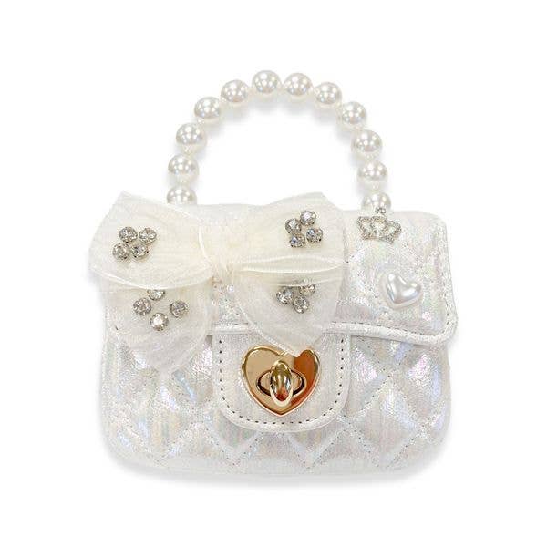 Embellished Bow Purse