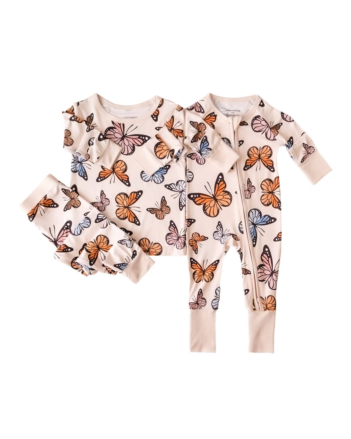 Lucky Panda Butterflies Onesie