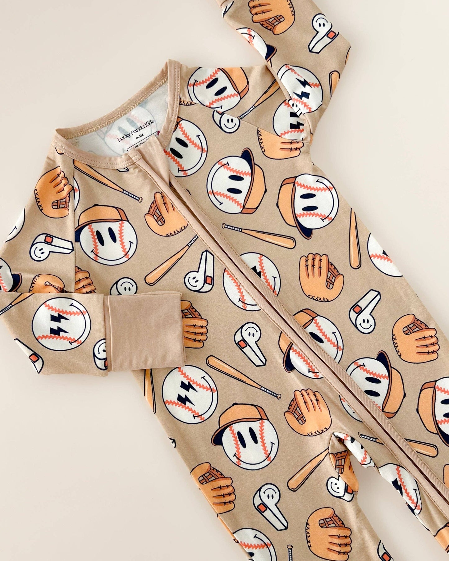 Lucky Panda Cool Catch Onesie