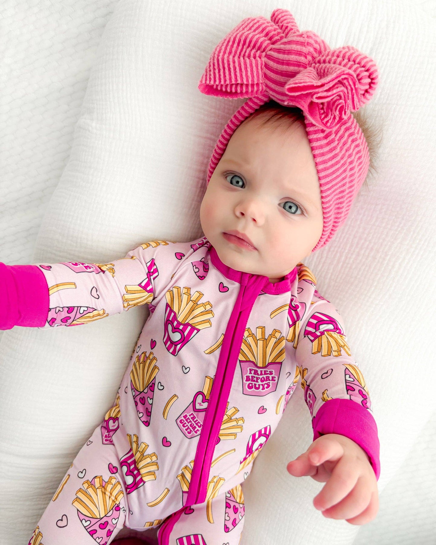 Lucky Panda Kids Bamboo Zip Romper | Fries Before Guys