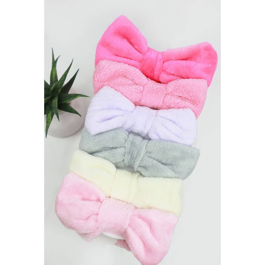 Solid Beauty Spa Bow Headband