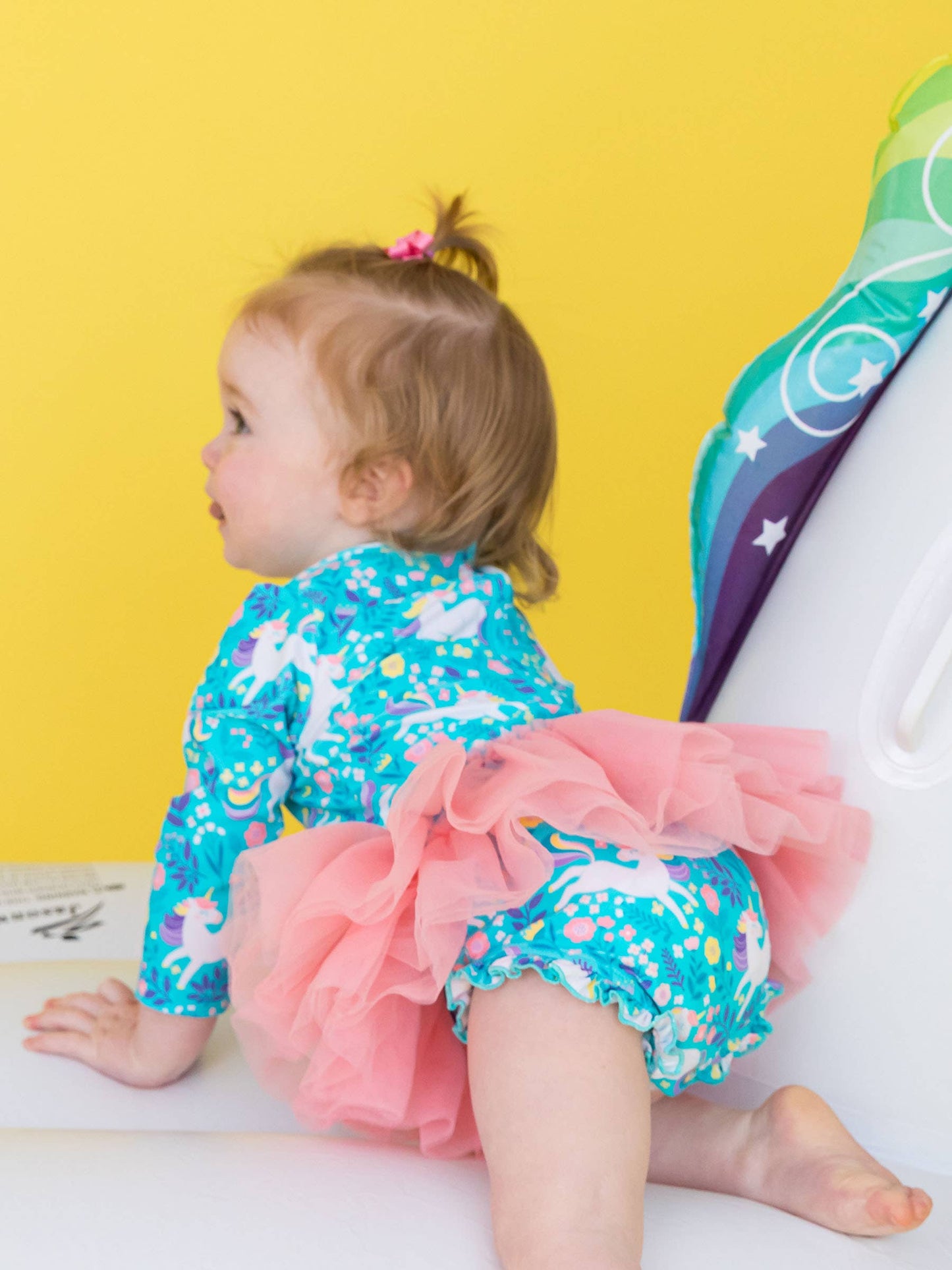 Unicorn Skirted Swimsuit