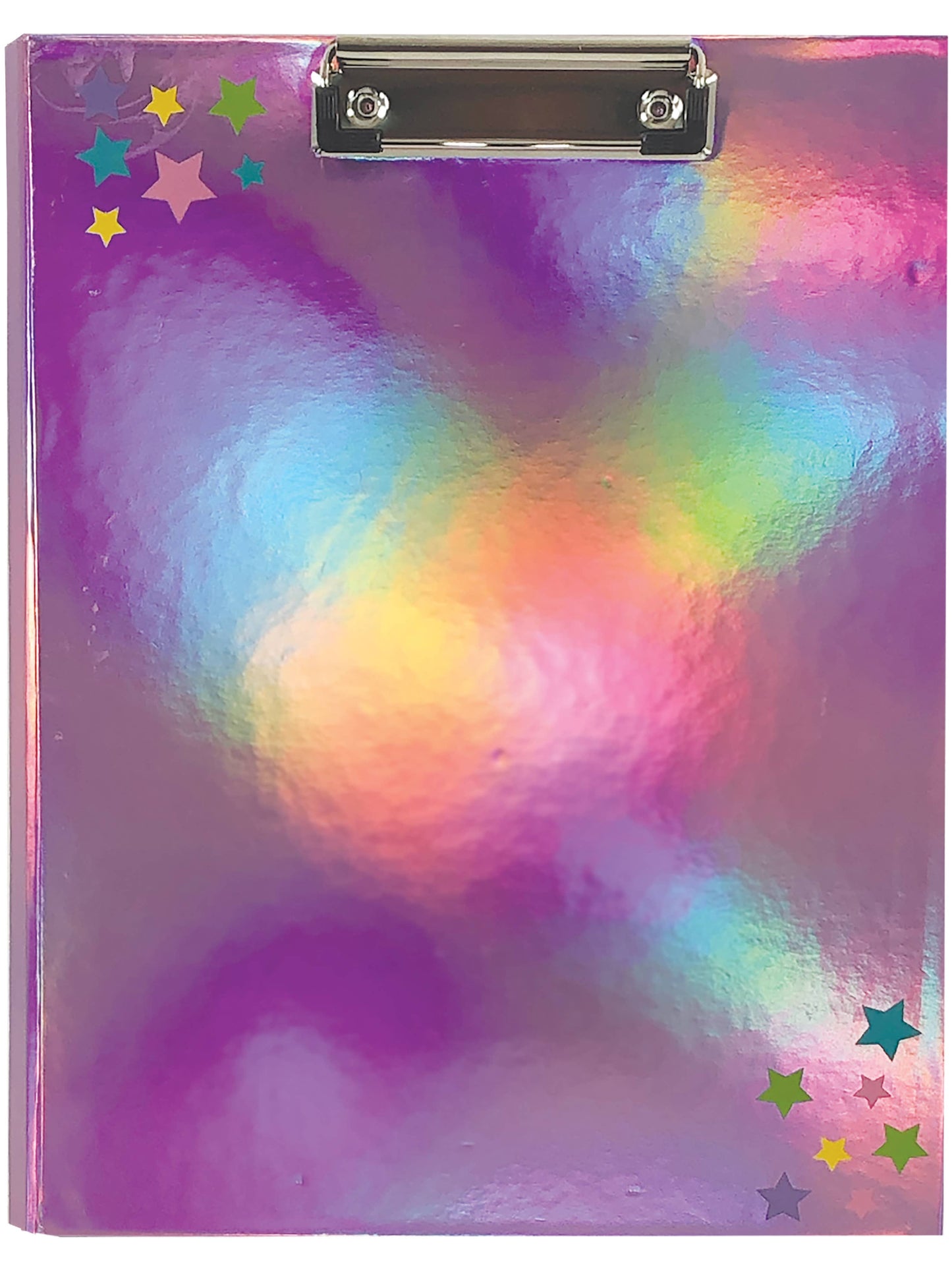 PINK HOLOGRAPHIC CLIPBOARD SET