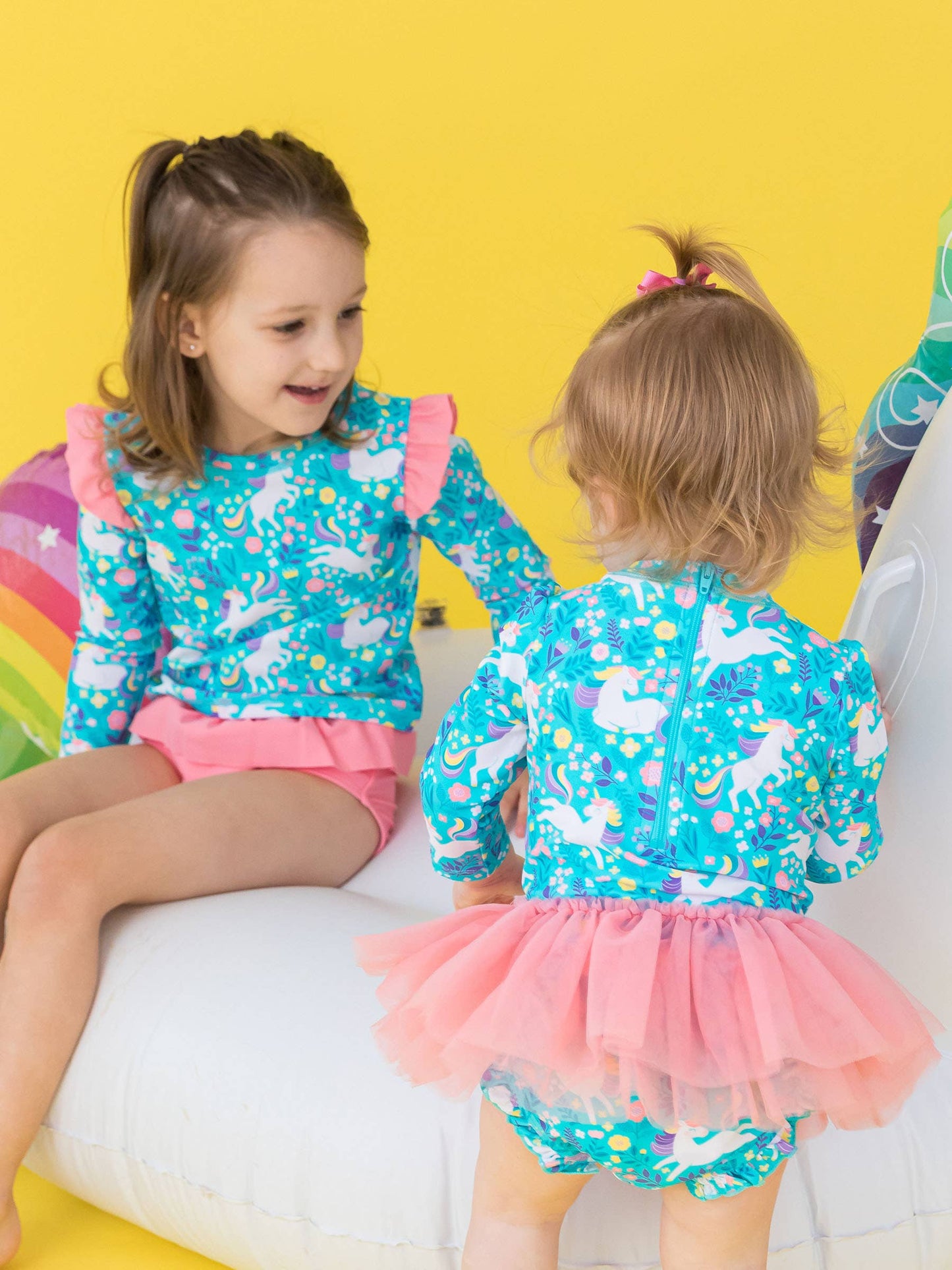 Unicorn Skirted Swimsuit