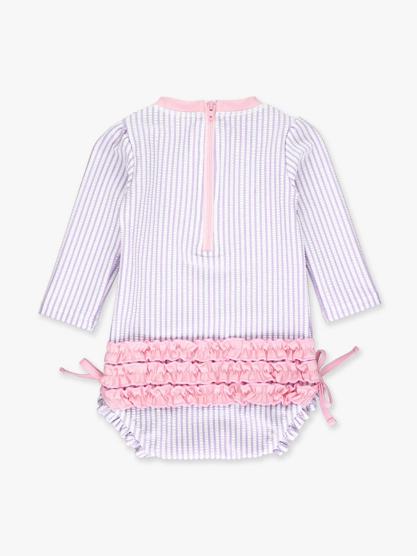 Lavender Seersucker One Piece