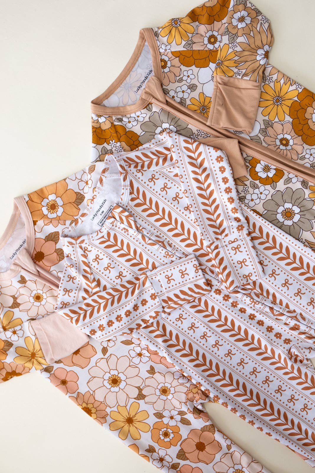 Lucky Panda Sweet Blossom Onesie