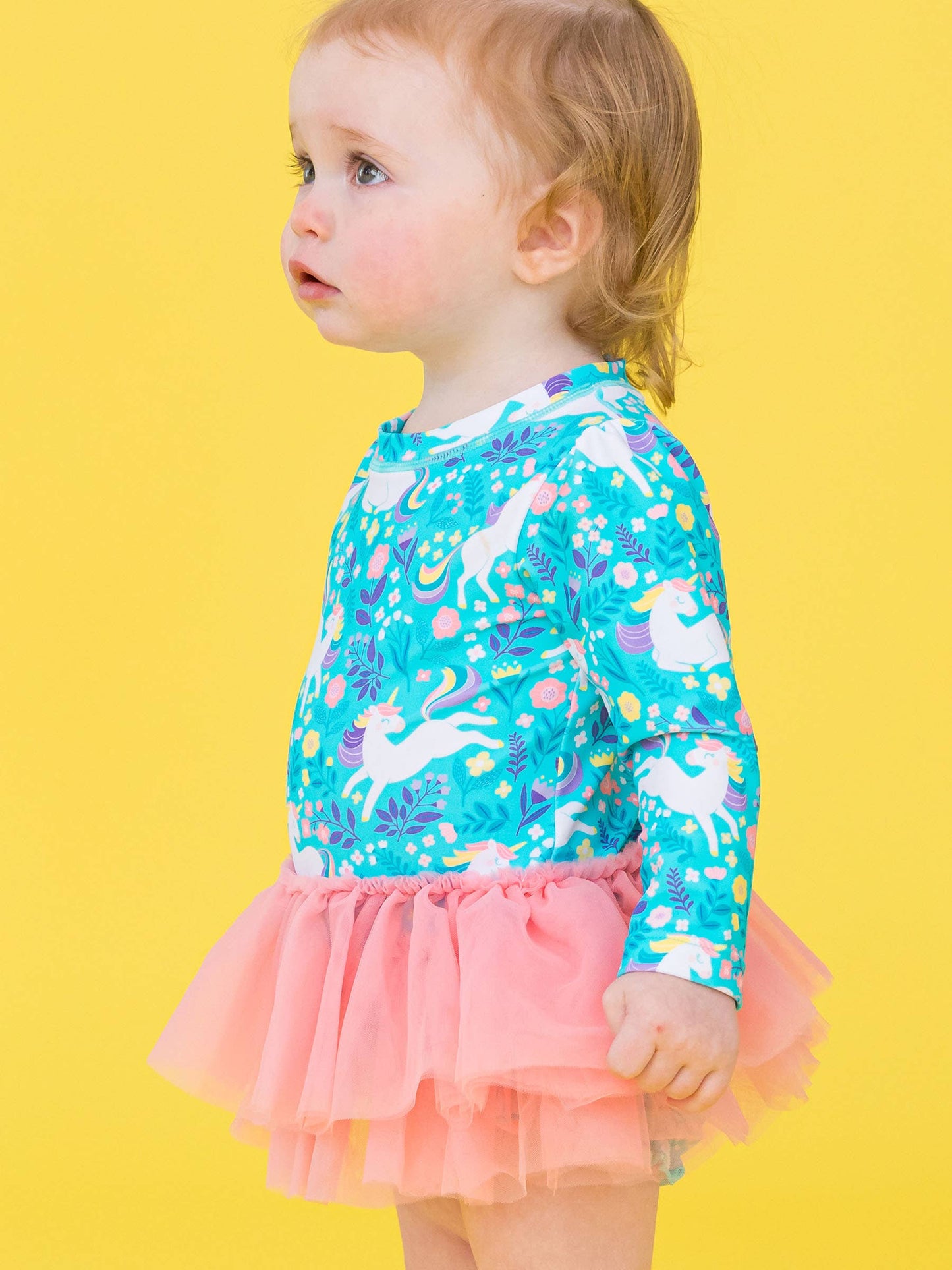 Unicorn Skirted Swimsuit