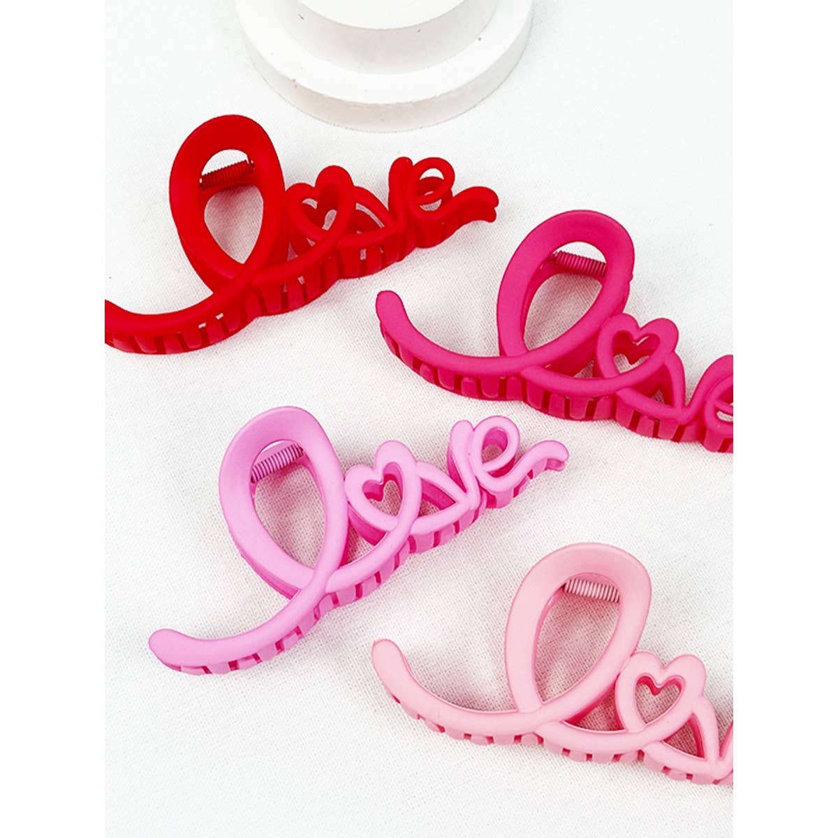 LOVE Lettered Jumbo Hair Claw Clip