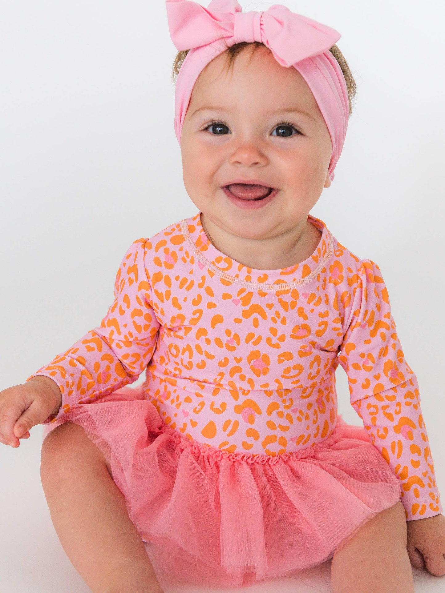 Leopard Tulle Skirted Swimsuit