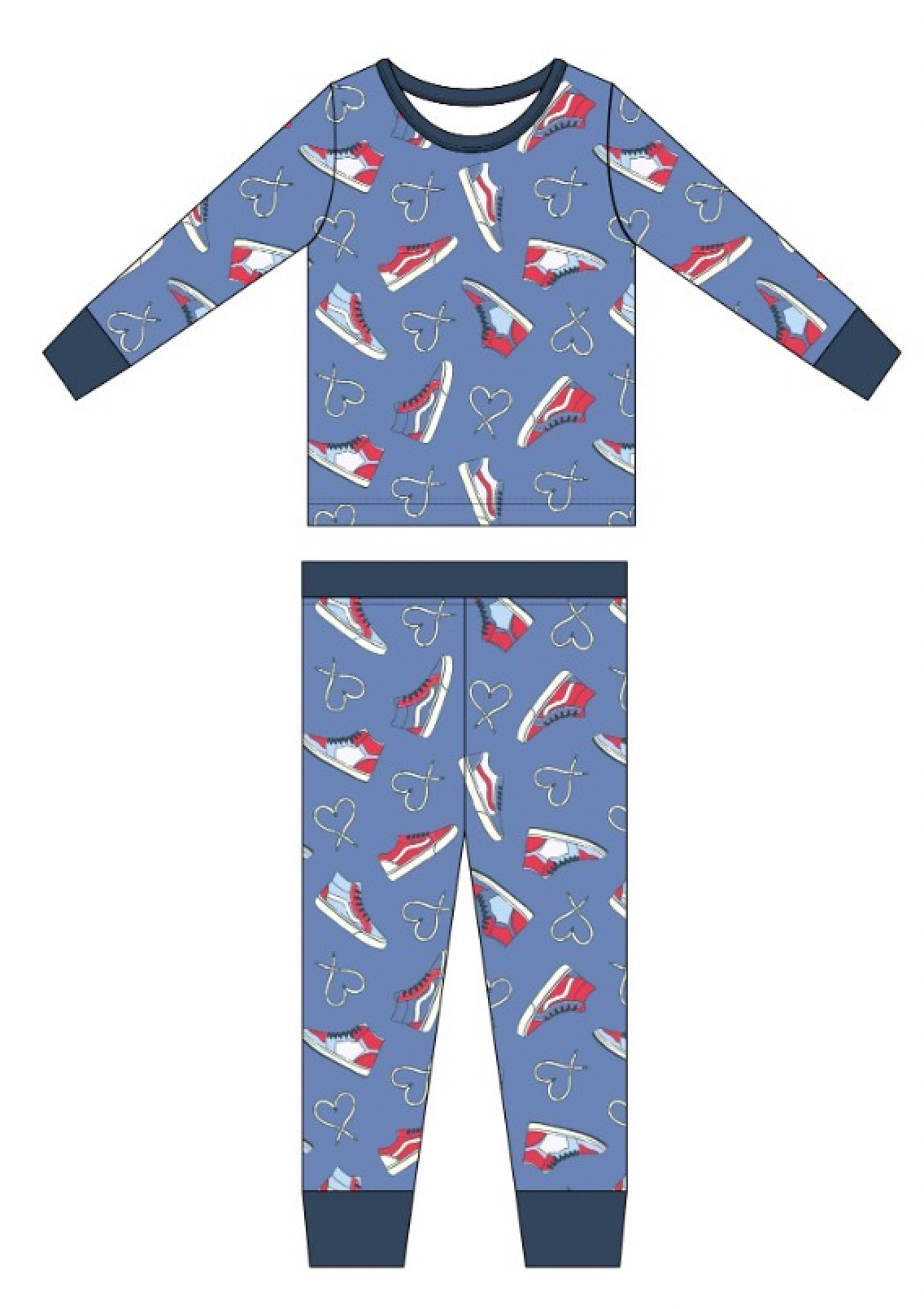 Sneaker Sweethearts Kids Pajamas