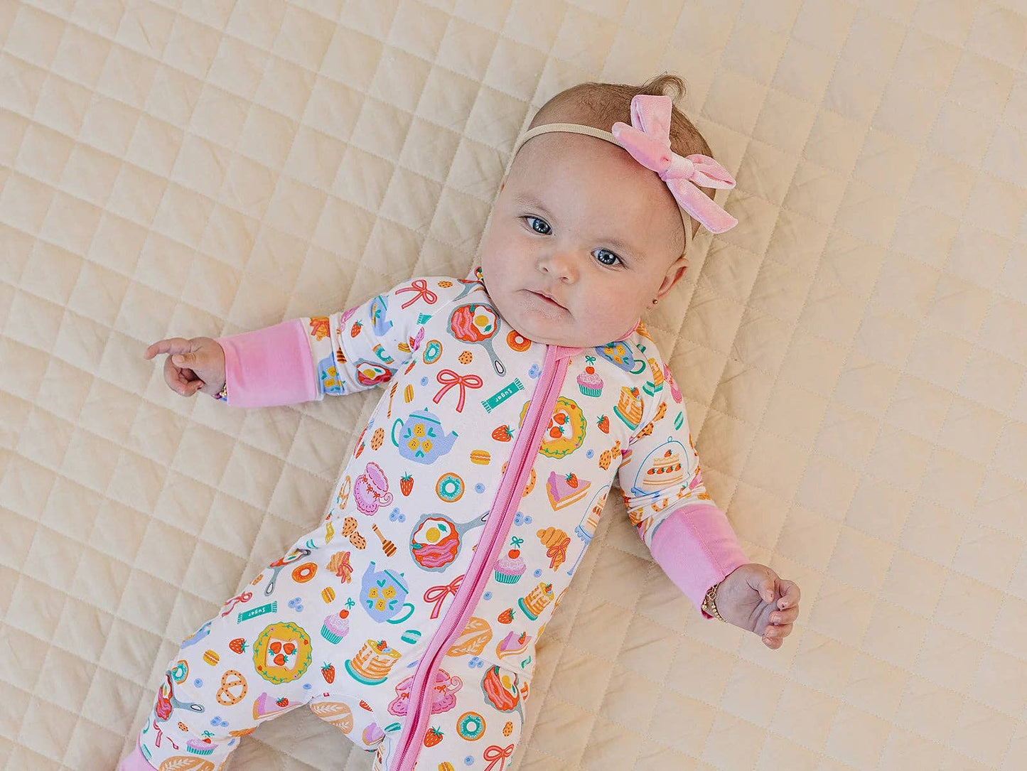 Breakfast Bamboo Onesie