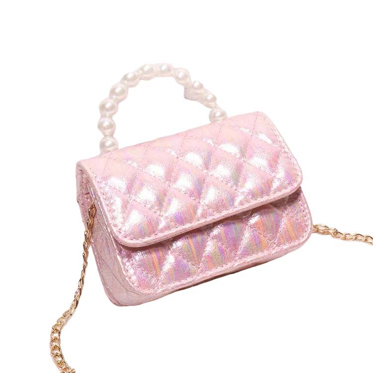Pastel Pearl Handle Purse