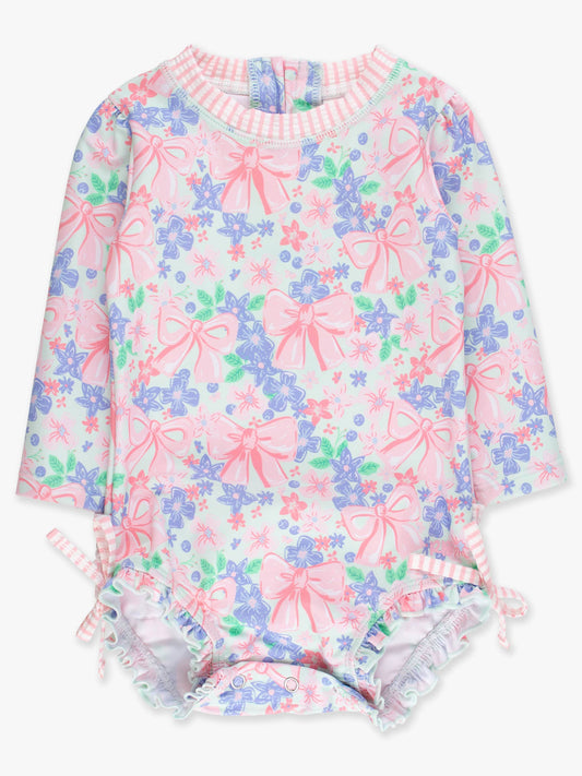 Bow Blooms One Piece Swimsuit