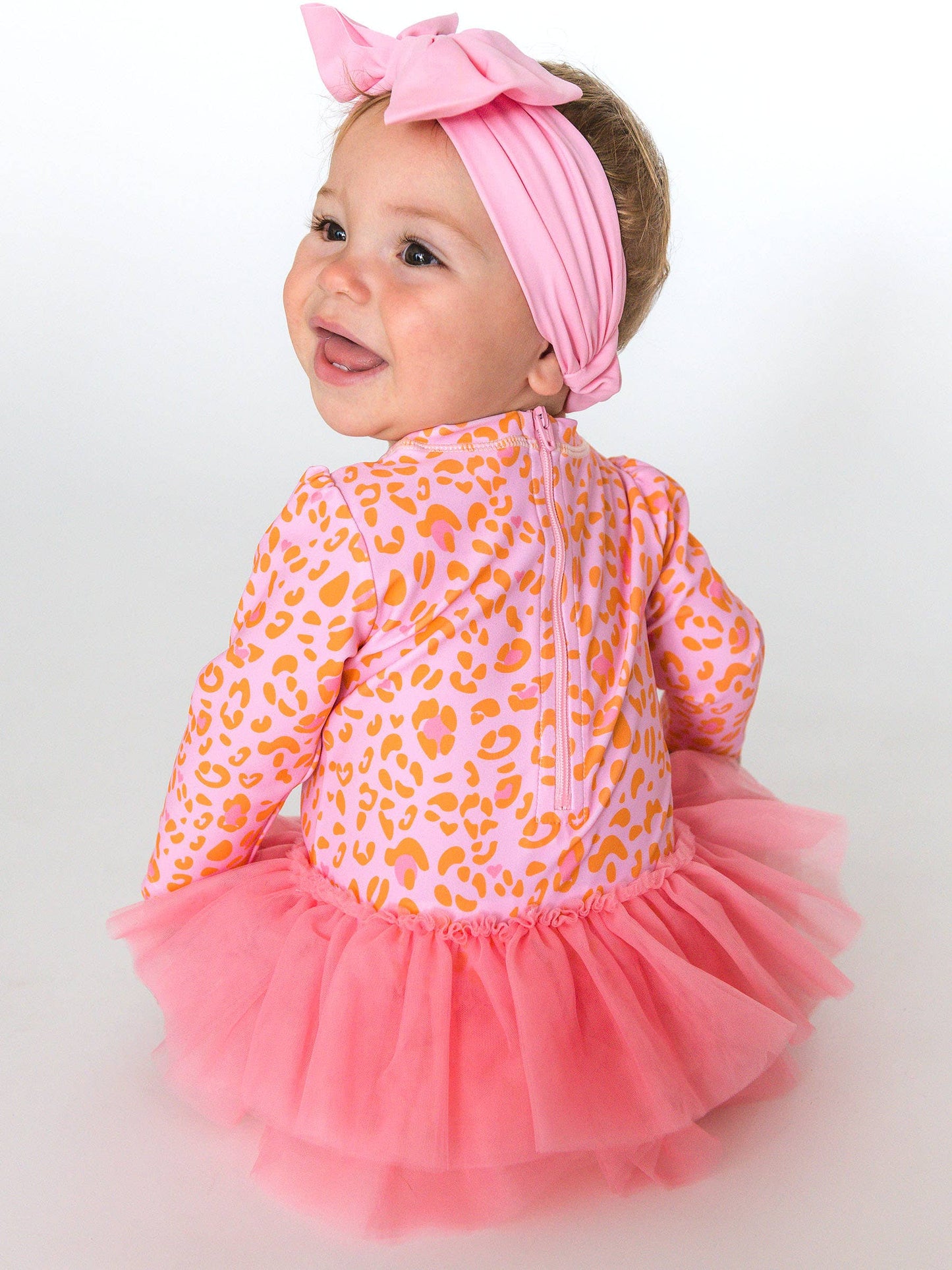 Leopard Tulle Skirted Swimsuit