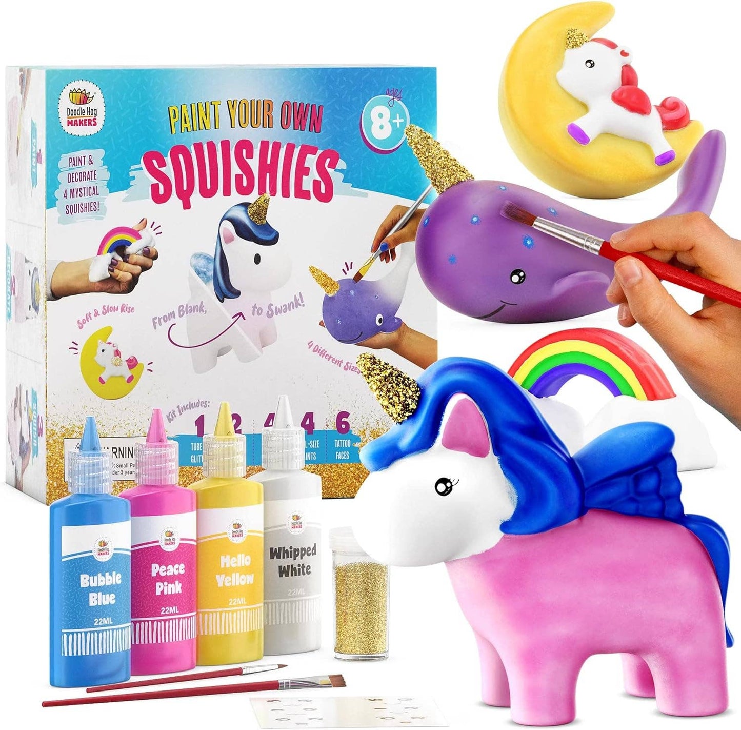 Paint Your Own Rainbows and Unicorn Squishies DIY Kit!