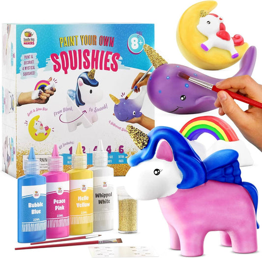 Paint Your Own Rainbows and Unicorn Squishies DIY Kit!
