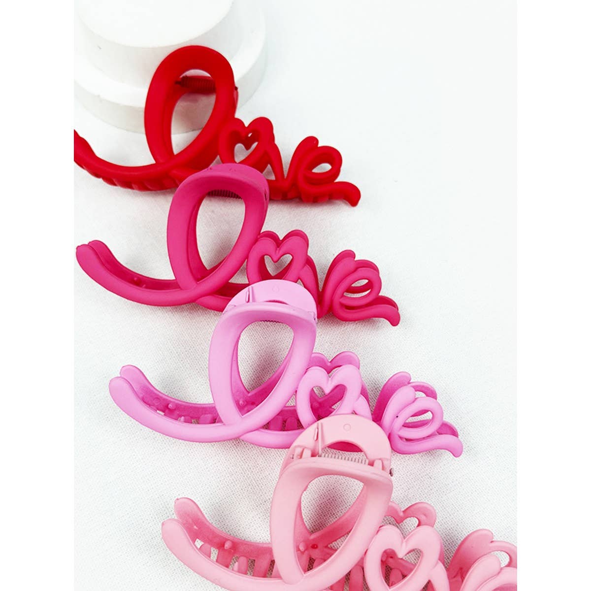 LOVE Lettered Jumbo Hair Claw Clip